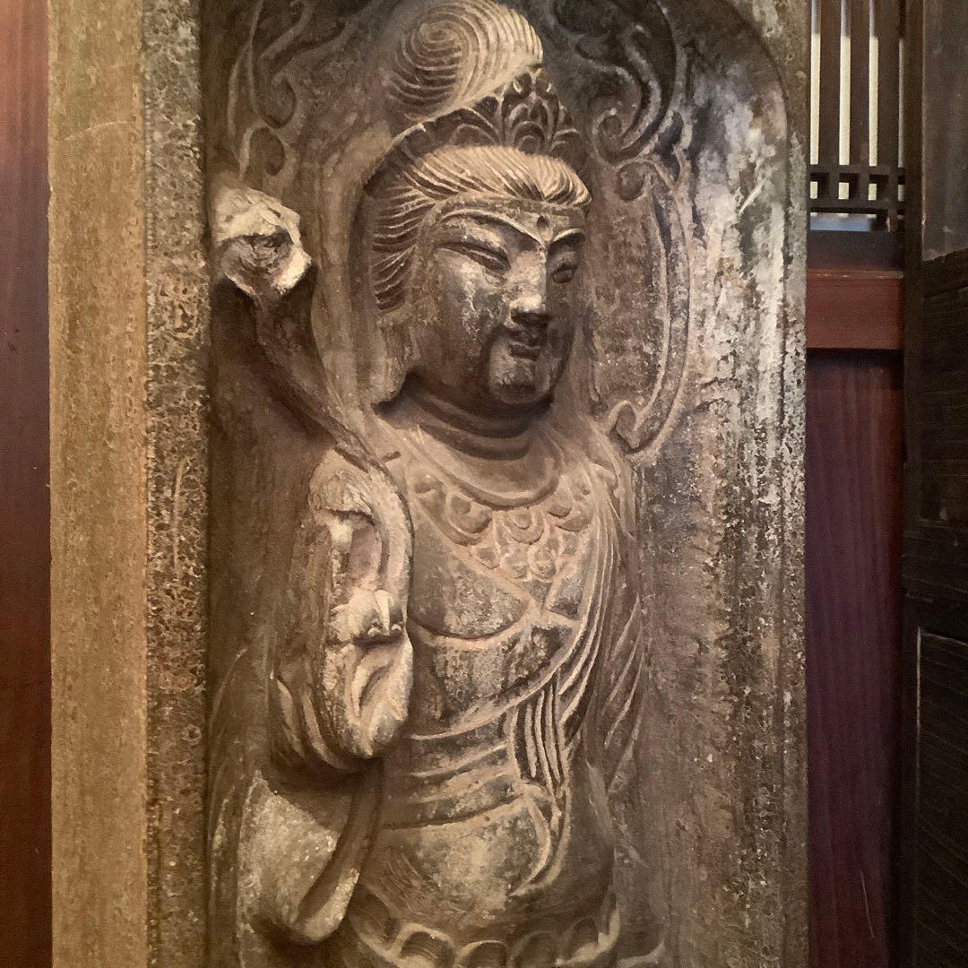 中国初唐・末期「名品・石仏龕」南北朝時代・大乗仏教寺院放出・博物館