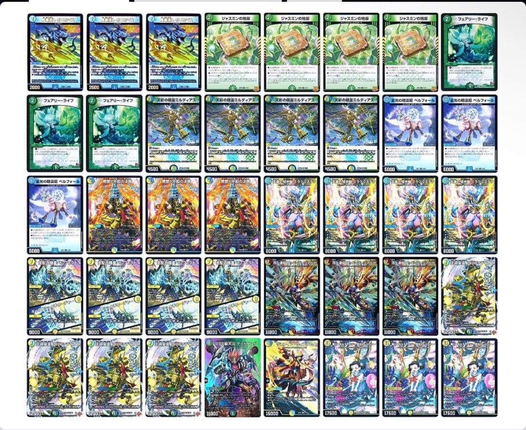 トリーヴァアルファディオスデッキ　調整パーツ付き デュエマ トリーヴァアルファディオスパーツ トリーヴァアルファ