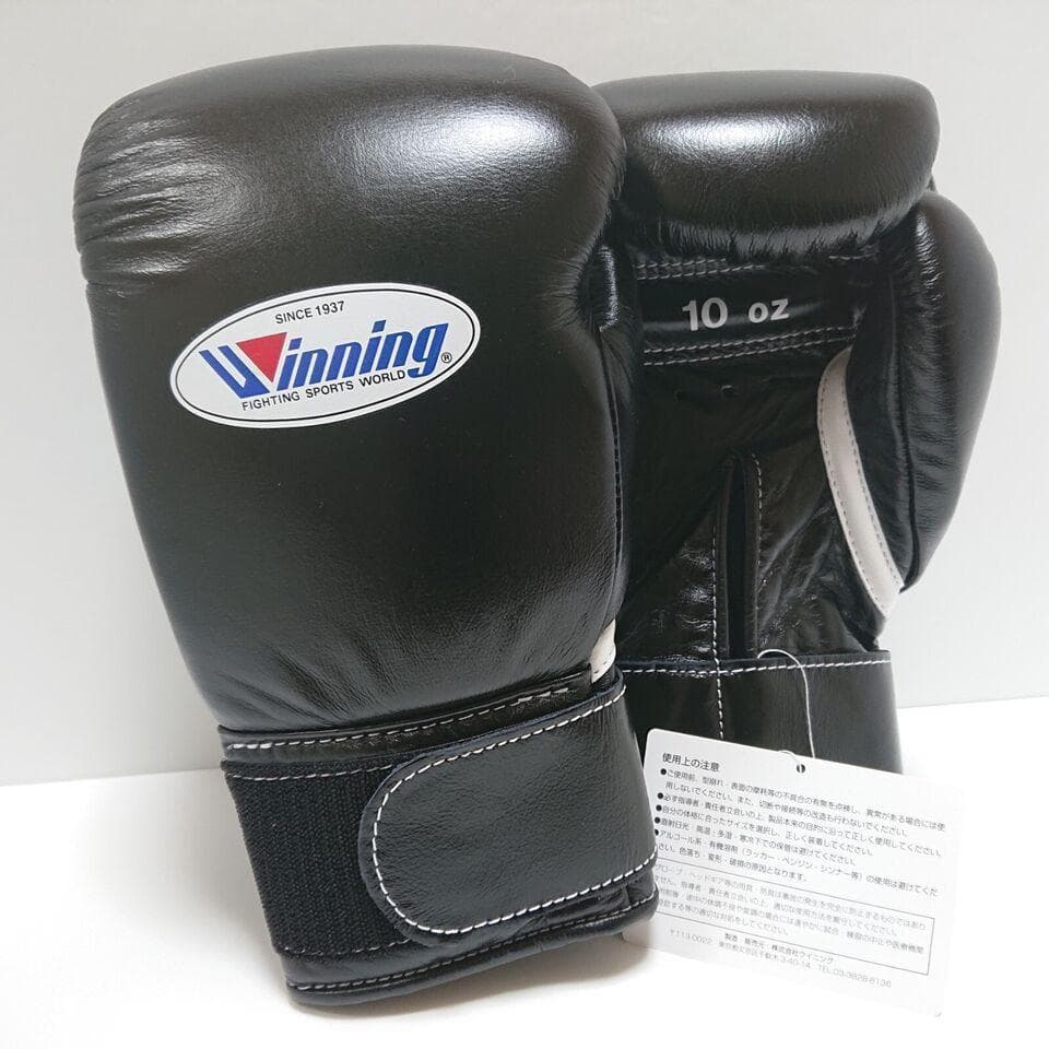 Winning ボクシンググローブ 10oz ブラック Winning ボクシング