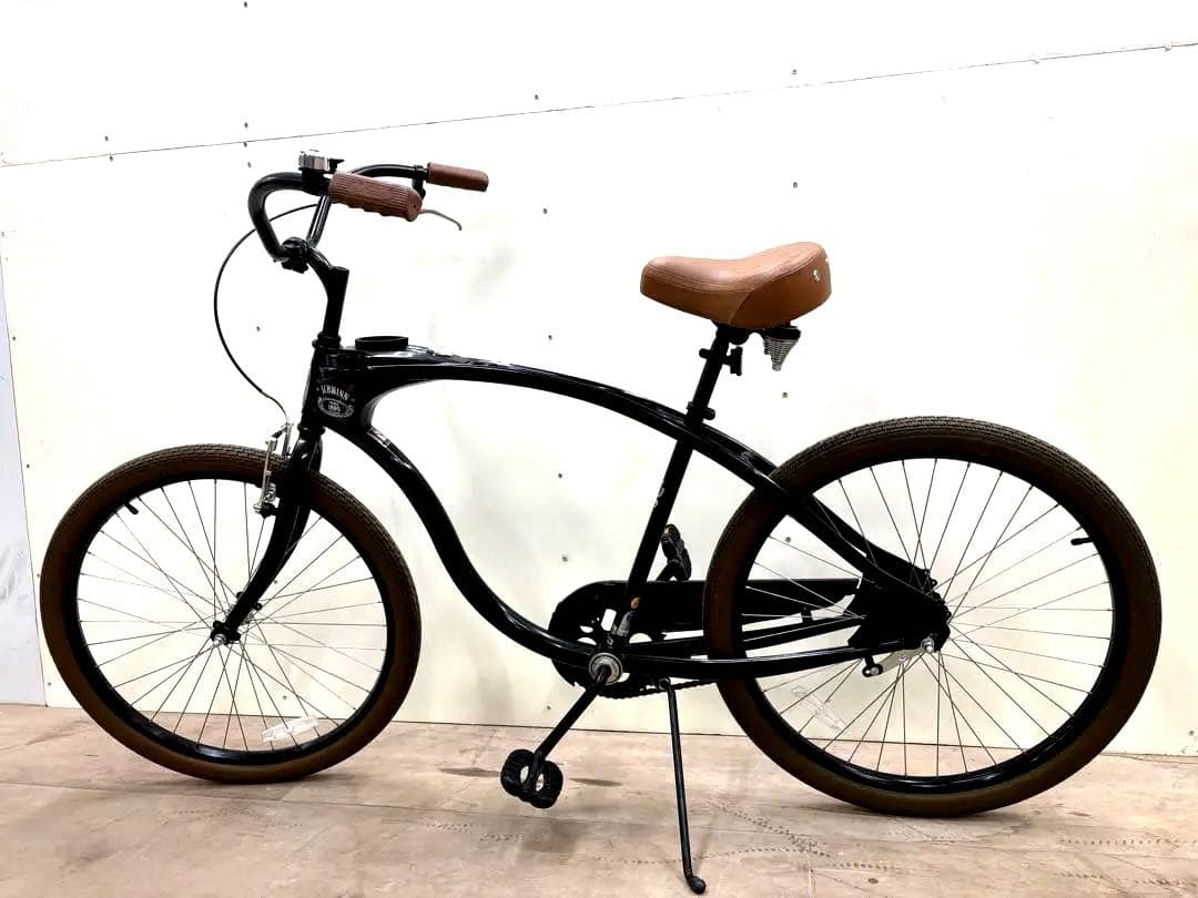 クラシッククルーザー 自転車 26インチ ブラック クラシッククルーザー 自転車 26インチ ブラック