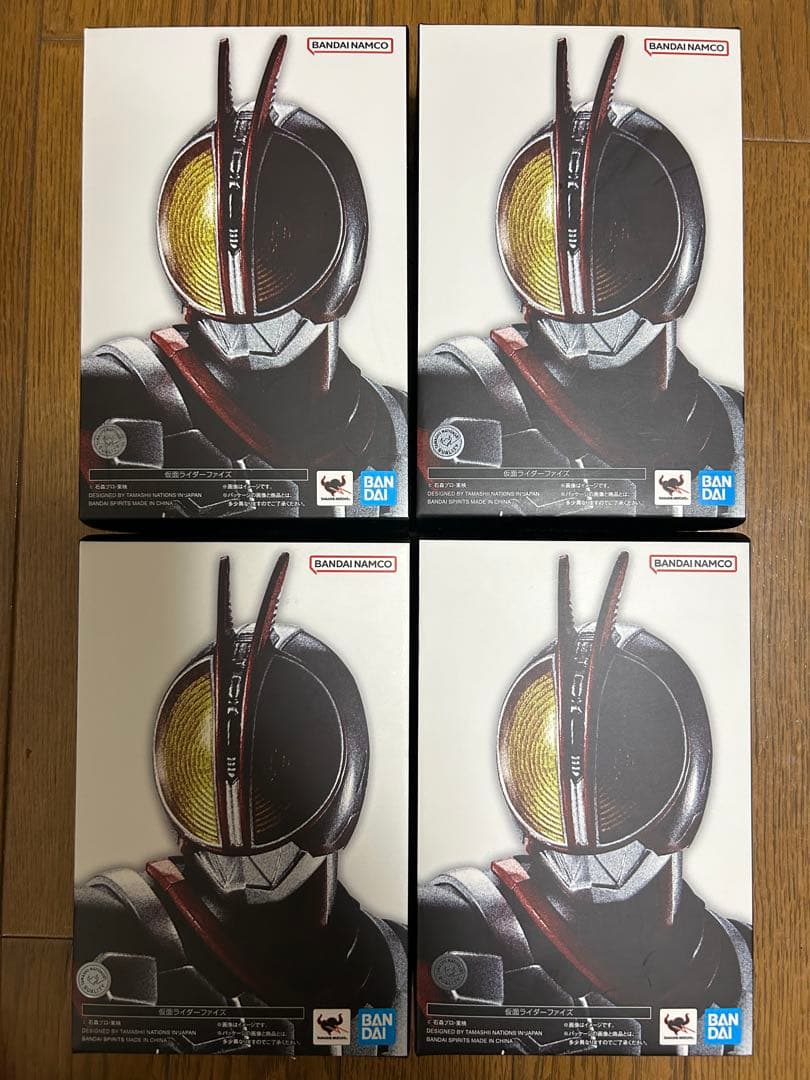 【未開封4点】S.H.Figuarts 真骨彫製法 仮面ライダーファイズ 真骨頂 仮面ライダー 2体セット S.H.Figuarts（真骨彫製法） 仮面