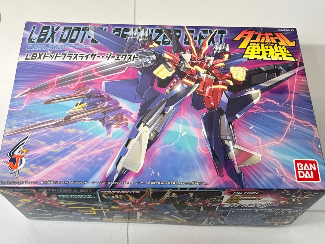 [未組立] ダンボール戦機 LBX ドットブラスライザー・ジーエクスト ダンボール戦機 LBX ドットブラスライザー・ジーエクスト 作りかけ