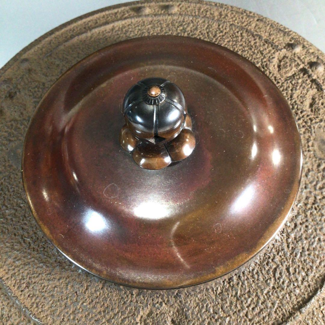 P142 茶釜 『十二代 和田美之助造』『万代屋釜』 共箱 茶道具