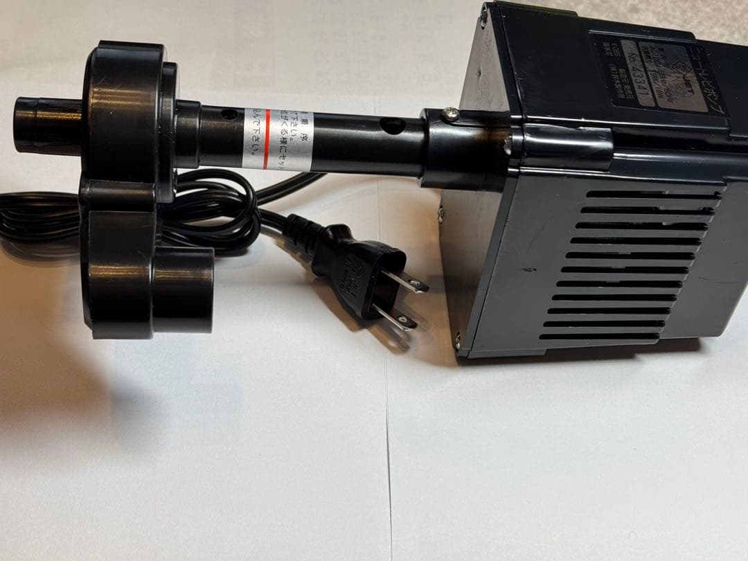 新品 水中ポンプ 黒色 電源プラグ付き ニュートレビポンプ 鈴木製作所