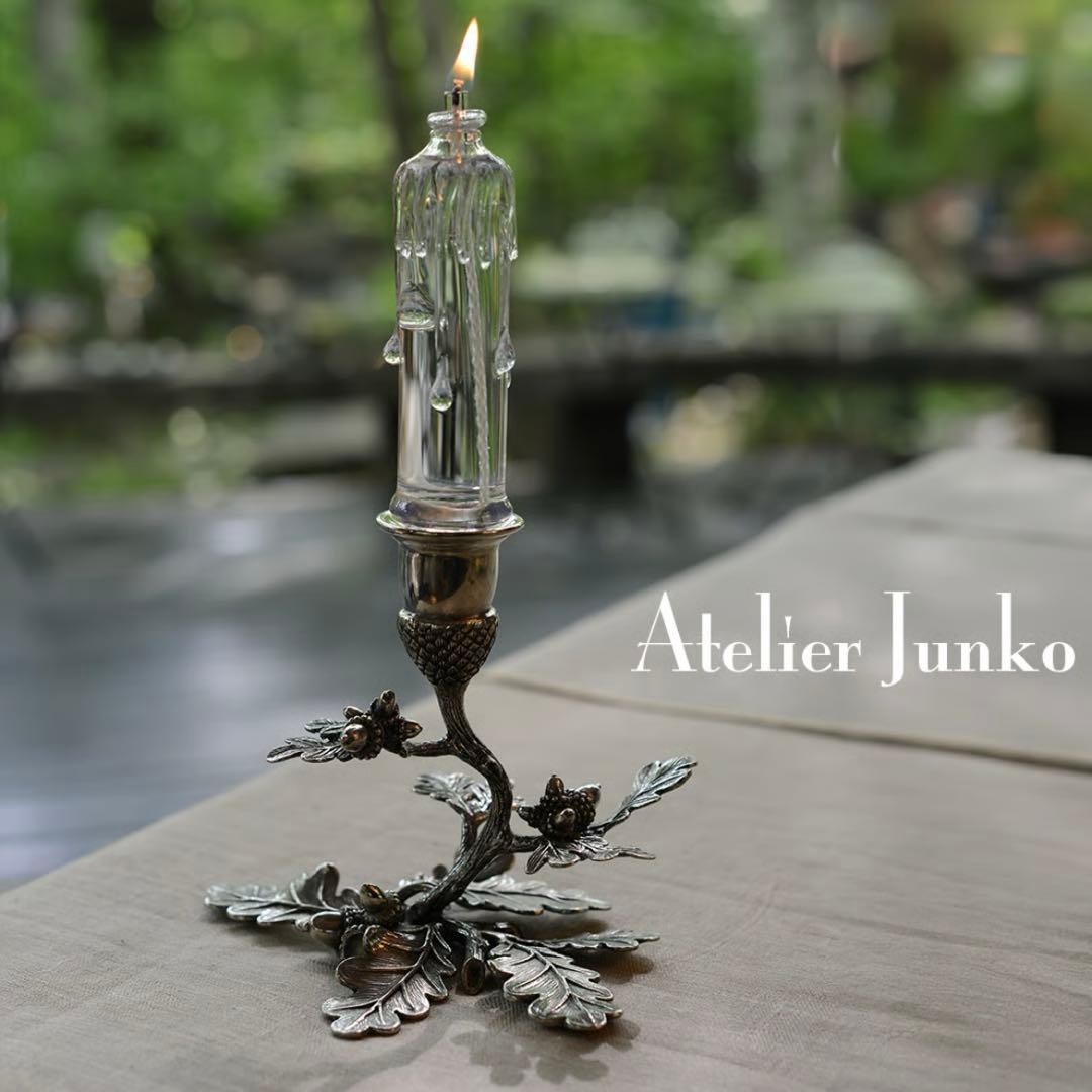 アトリエジュンコ オイル キャンドル ホルダー スタンド オリーブ キャンドルスタンド オリーブ Candle Stand Olive | Atelier Jun