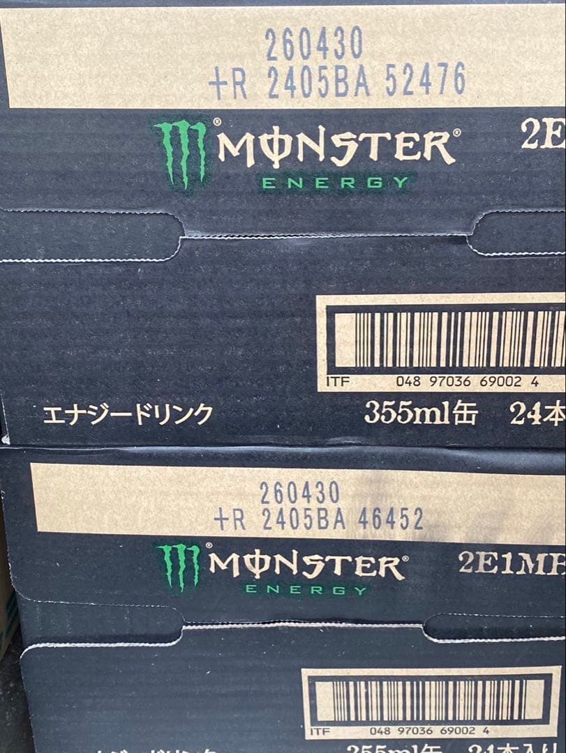 モンスターエナジードリンク 355ml 48本 MONSTER ENERGY（モンスターエナジー） アサヒ飲料 ドリンク 355ml ×24