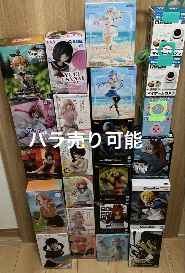 フィギュアまとめ売り　バラ売り可 フィギュア 6種 各2個（合計12点） まとめ売り まとめ売り フィギュア