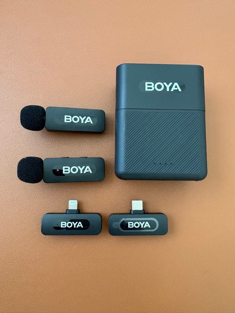 BOYA ワイヤレスピンマイク