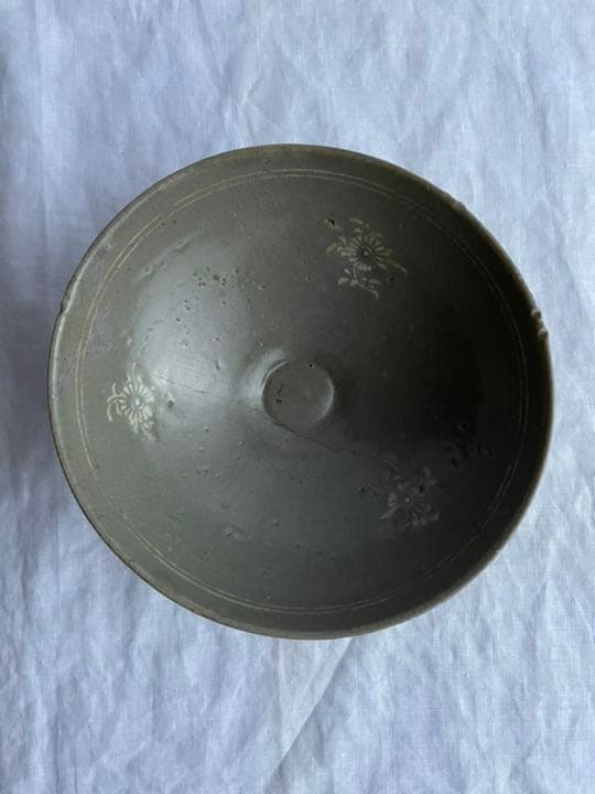 李朝　青磁　三島　印花鉢 李朝 青磁 三島 印花鉢 李朝特集出品】李朝三島 印花徳利 / 李朝時代