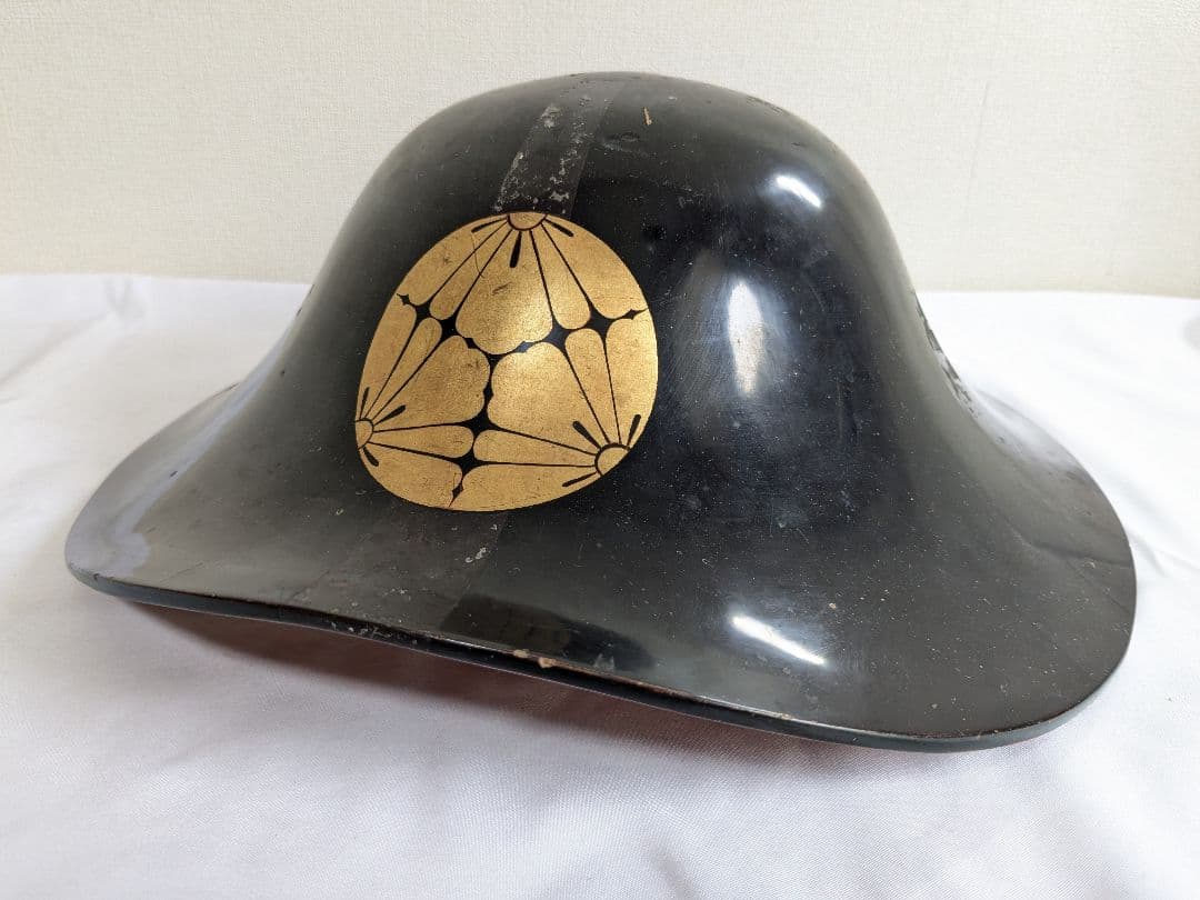 陣笠 木製 三ツ割菊 武士防具 ヴィンテージ 陣笠 木製 三ツ割菊 武士防具 ヴィンテージ