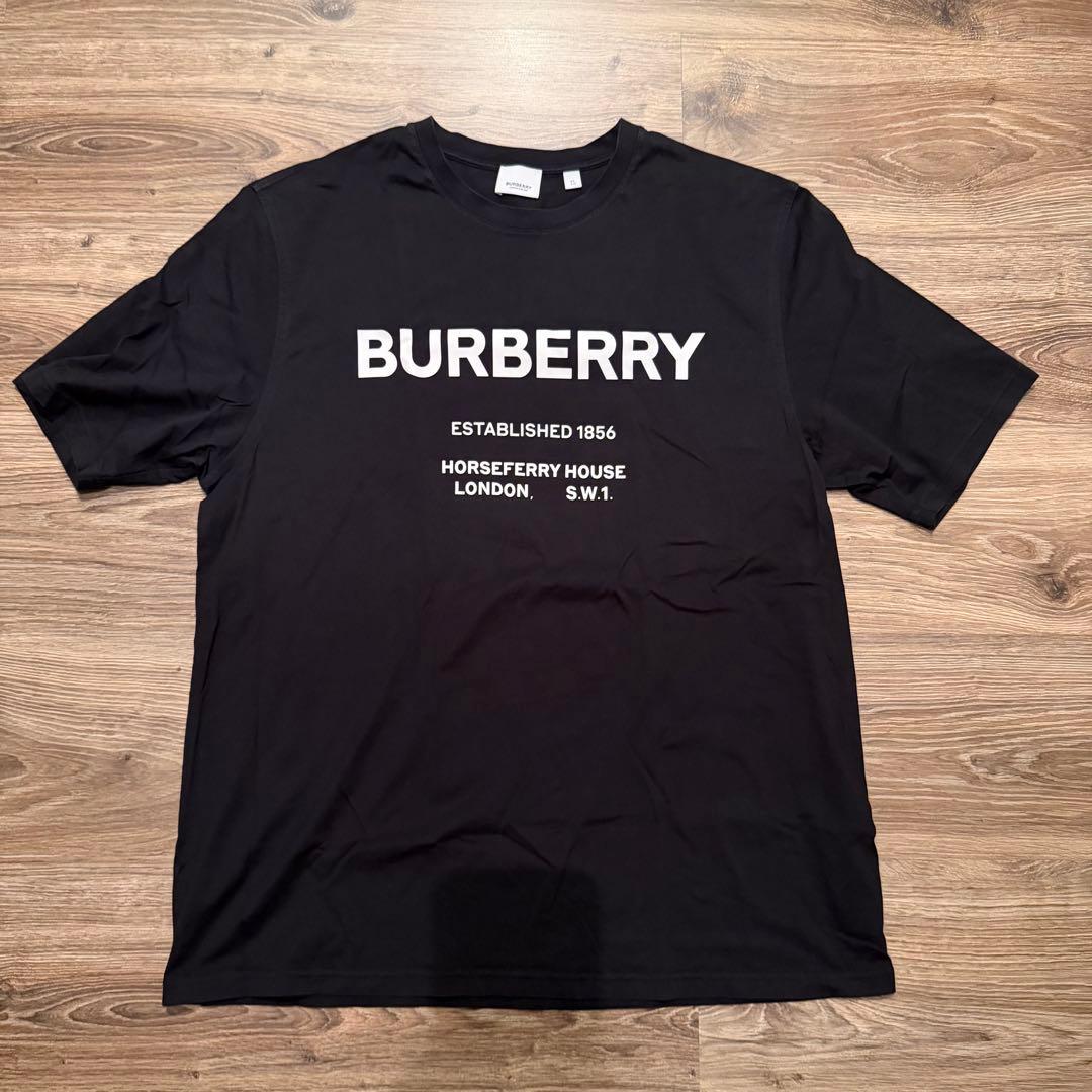 そ*様 BURBERRY プリントTシャツ XL ブラック A9412E82-2043-4F98-B7E0-
