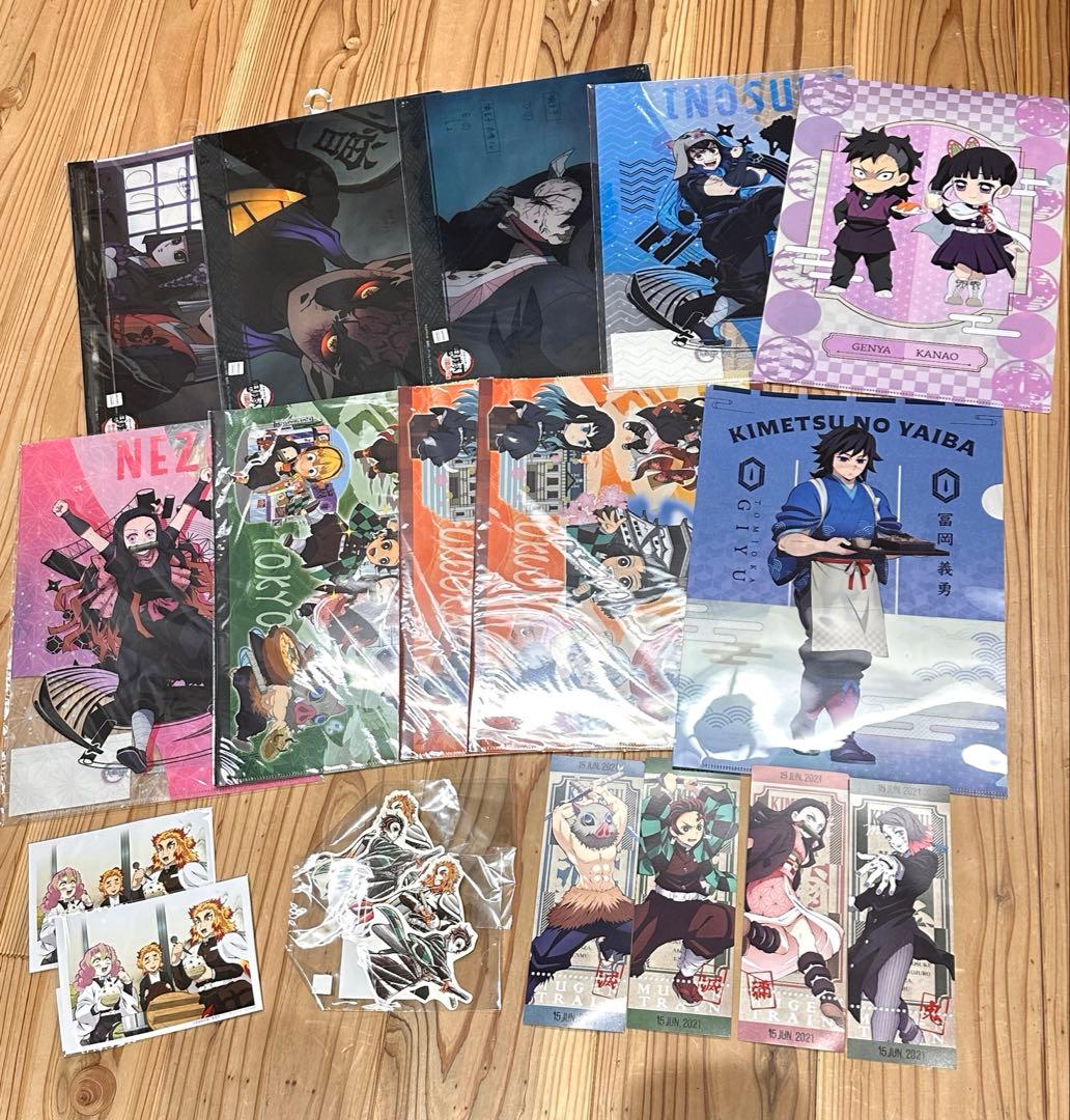 鬼滅の刃 グッズ クリアファイル まとめ売り - メルカリ