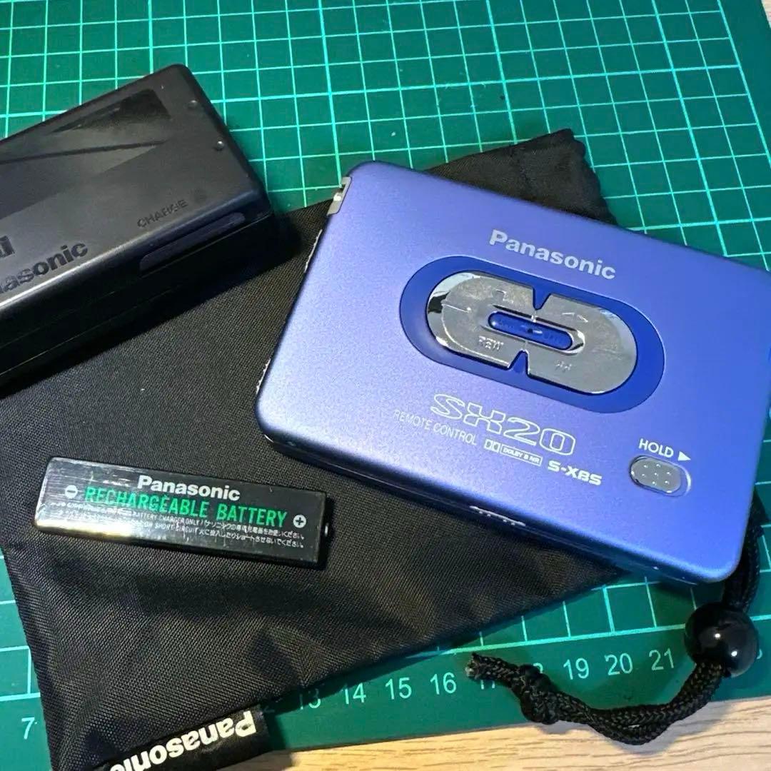 【極美DE修復品】Panasonic カセットプレーヤー RQ-SX20 極美DE修復品】Panasonic カセットプレーヤー RQ-SX20 極美DE修復品
