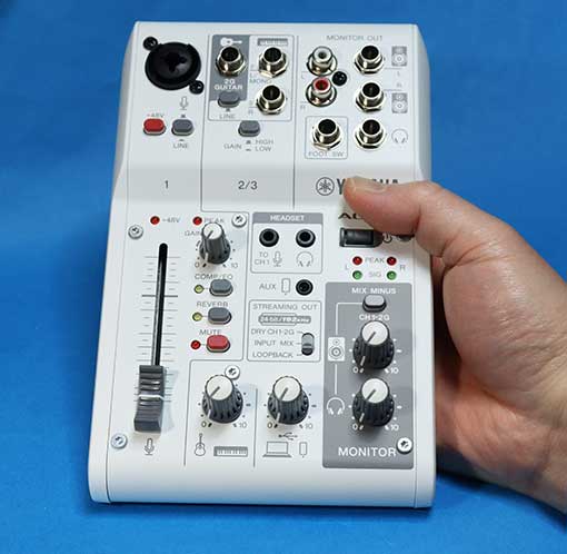 YAMAHA AG03 MK2 オーディオインターフェース① AG03MK2（ヤマハ 配信